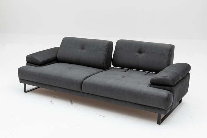 Atelier Del Sofa Mustang Sofá cama de 3 plazas Antracita